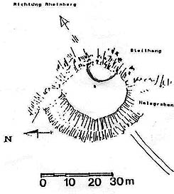 Aachener Schanze, Lageplan