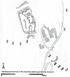 Stolzenberg Vermessung Hammes, Will, Schmidt (Zeichn.), Arrata e.V.
