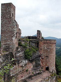 Oberburg von Westen