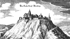 Breuberg. Kupferstich von August Rumpf (17. Jh.) 