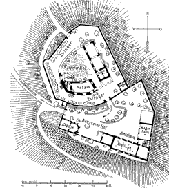 Grundriss, aus: C. Bronner, Odenwaldburgen (1924-27)