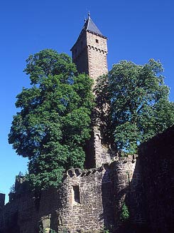 Turm der Schildmauer. Foto: J. Friedhoff (2007)