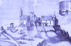 Ansicht der Burg um 1700 (Wening S. 62)