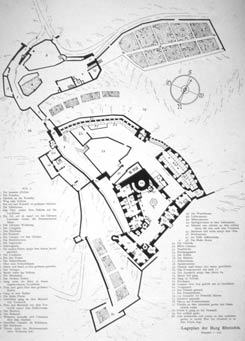 Grundriss, aus: Demandt, Rheinfels (1990)