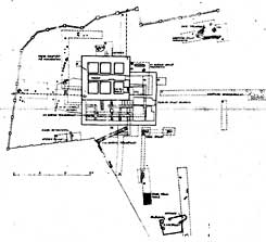 Dunafldvr. Grabungsgrundriss, 1970 (Zeichnung: va Kozk)