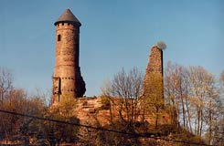 Christel Bernard 1998; Schlo� Kirkel bei Neuh�usel