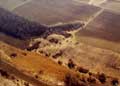 Cskakő-Snci dűlő. Die Luftaufnahme der Befestigung von Nordosten, 1995 (Foto: Gyrgy Terei)