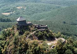 Salgtarjn-Salg. Die Luftaufnahme der Burg von Sden, 2004 (Foto: civertan.hu)