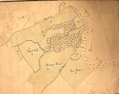 Karte von 1790, Ausschnitt