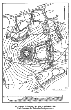 Grundriss aus: M�ller-Wille, Burgh�gel (1966),104