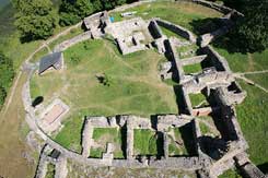 Main castle. Airphoto Kari Uotila 2008.