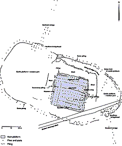 Plan of the site, from: Kock/Roesdahl, Boringholm (2005)