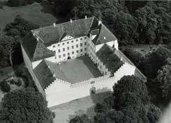 Aerial view, photo: Hans Stiesdal (1968), The National Museum of Denmark