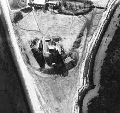 Aerial view, photo: Hans Stiesdal (1966), The National Museum of Denmark