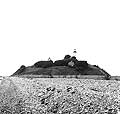 The castle mound from the east, photo: Hans Stiesdal (1967), The National Museum of Denmark