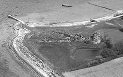 Aerial view, photo: Hans Stiesdal, The National Museum of Denmark