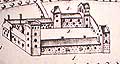 The castle seen from the north c. 1670, printet in: Resen’s Atlas Danicus 1677