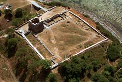 Aerial view, photo: The National Museum of Denmark (2005)