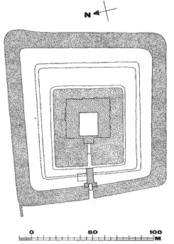 Plan of the site, drawing: Mogens Veds