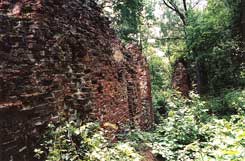 Ansicht der Stirnmauer von Innen, Foto: Andris Caune (2000)