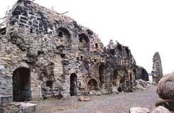 Fassade des sdlichen Flgels vom Hof der Kernburg, Foto: Andris Caune (2002)