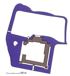 Grundriss aus 'Burgen AufRuhr', S. 106