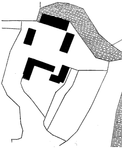Lageplan, aus: BuK Höxter (1914)