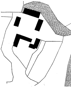 Lageplan, aus: BuK Hxter (1914)