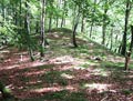 Das Plateau der Burg, Blick von Westen. (H. Wagner 2010)