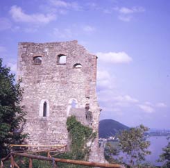 Auenfassade des Torturms mit Kapelle, Foto: J. Friedhoff (1992)