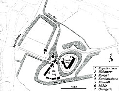 Grundriss aus: Dehio, Nordrhein-Westfalen II: Westfalen (2016) S. 905
