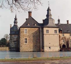 Lembeck, Hauptburg. Foto:A. Sch�ne, 1996 (Bildarchiv EBI)