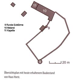 Grundriss aus 'Burgen AufRuhr', S. 180
