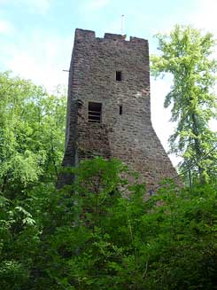 Bergfriedhnlicher Turm, Foto: Steinmetz 2014