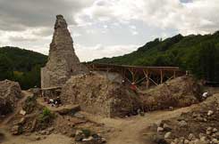 Ruine des Wohnturms, Foto Ján Beljak (2012)