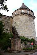  Der runde Turm an der S�dwstecke. Foto Eismann 2015