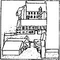  Zeichnung der Burg Altena von 1698 (aus Nldeke Abb. 125)