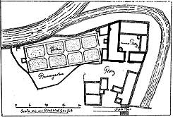  Grundriss der Burg Altena (aus Nldeke Abb. 224)