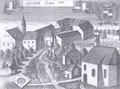 Das Schloss von Norden um 1700 (Wening S. 58)