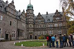 H�melschenburg, der Innenhof. Foto Eismann 2013