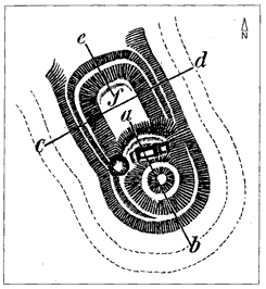 Plan des Hnenschlosses (nach Hlzermann 1878, Plan 31)