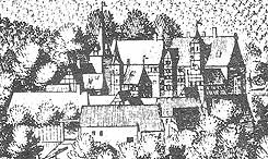 Burg- und Schlossgut Bredenbeck im Merianstich von 1654