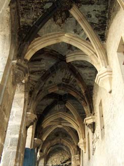 Gozzoburg: Ansicht des Gewlbes der Loggia im Saalbau. Foto: Patrick Schicht (2004)