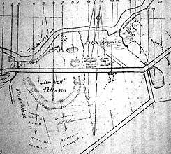 Plan der Jasburg im 19. Jh. (aus Scharnhop 1996)