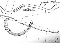 Plan der Jasburg Anfang des 20. Jhs. (aus Brandes 1977)