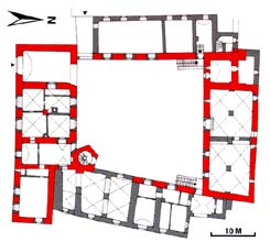 Mautern: Vereinfachter Bauphasenplan. Ausfhrung: Gerhard Reichhalter nach Grundlagen von Adalberg Klaar (2001)