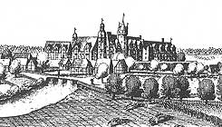 Hudemhlen im Merianstich von 1654