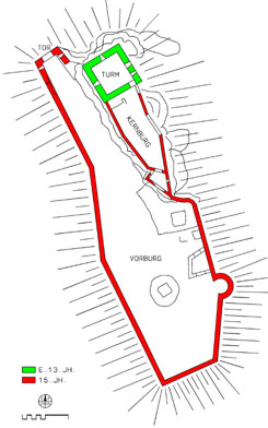 Haichenbach: Bauphasenplan. Ausfhrung: Patrick Schicht nach Grundlagen von Gerhard Reichhalter (2005)