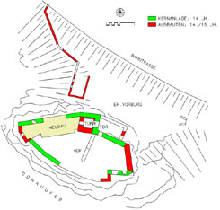 Werfenstein: Bauphasenplan. Ausfhrung: Patrick Schicht (2005)