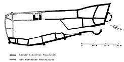 Plan der Hauptburg der Stauffenburg (aus Trinks 1977, S. 58)